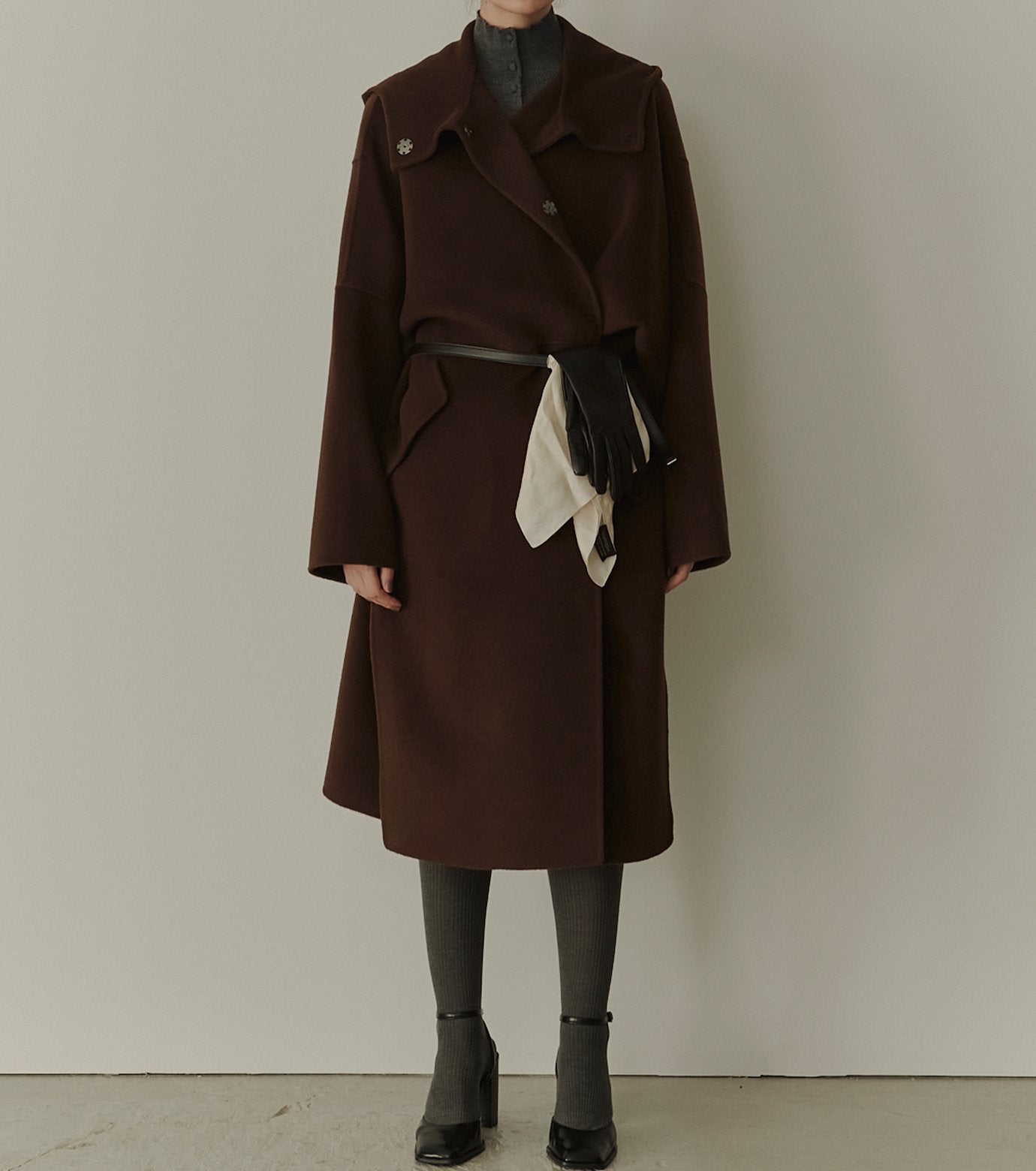 Hooded Double-Face Coat