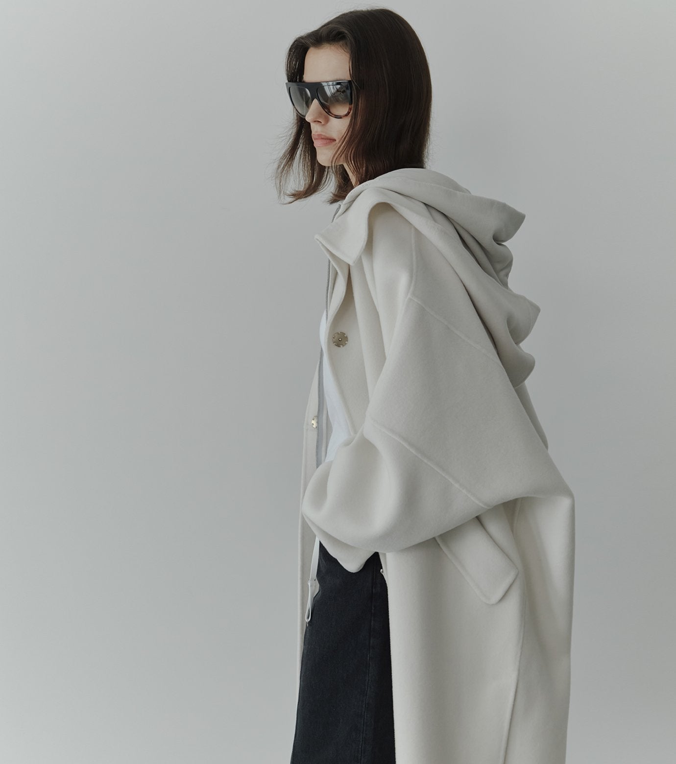 Hooded Double-Face Coat