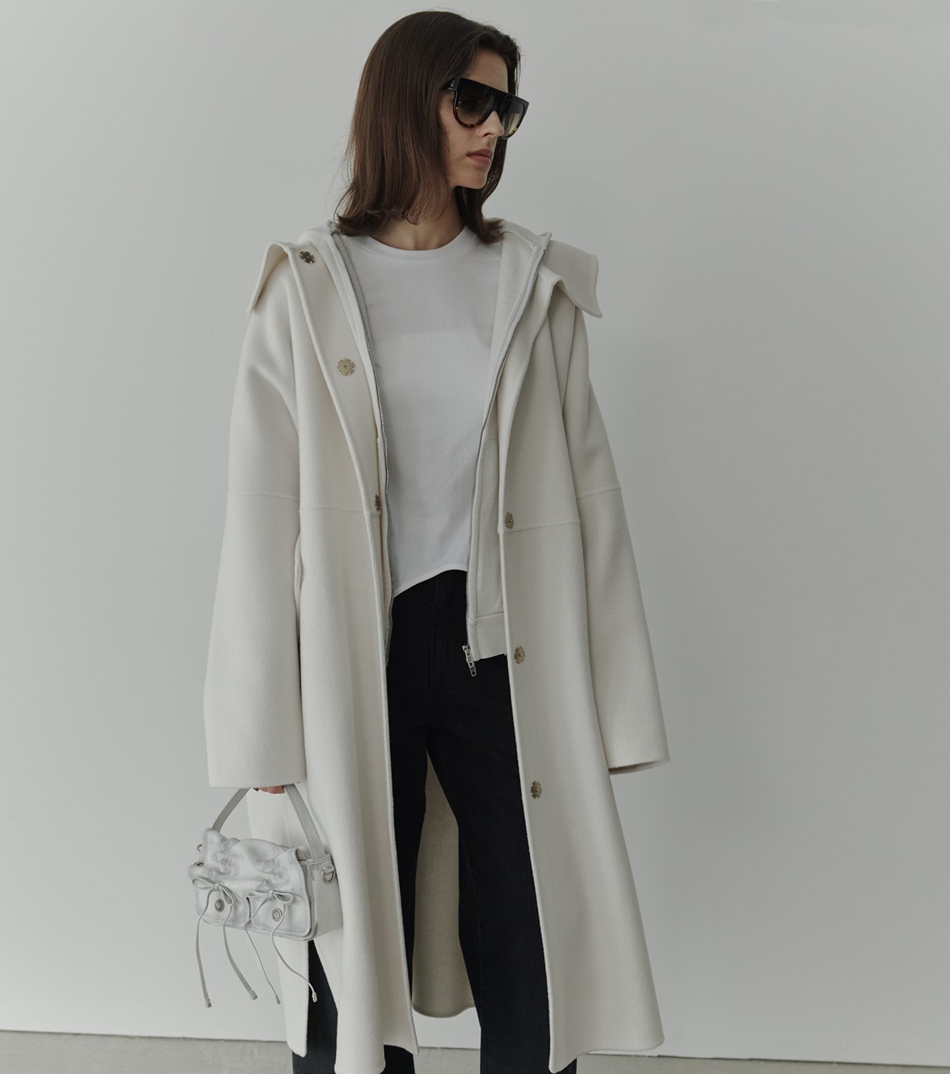 Hooded Double-Face Coat