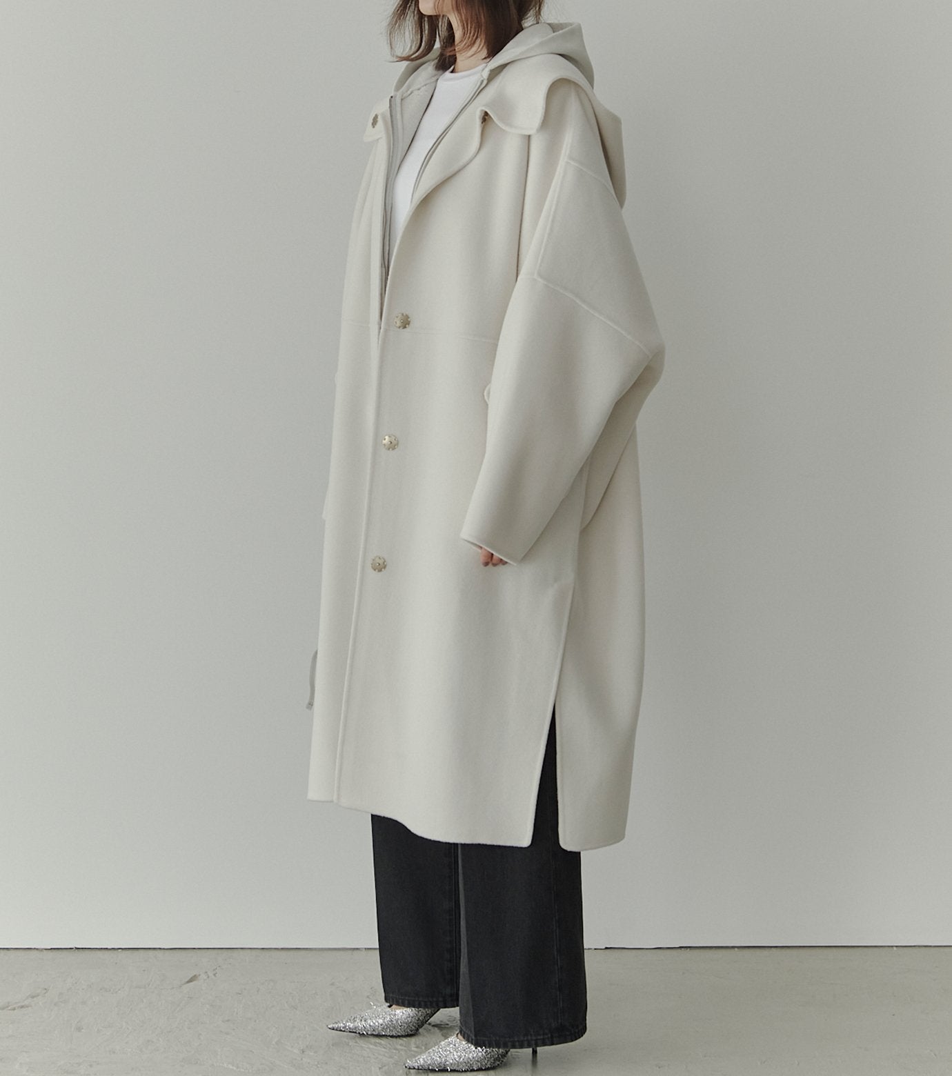 Hooded Double-Face Coat