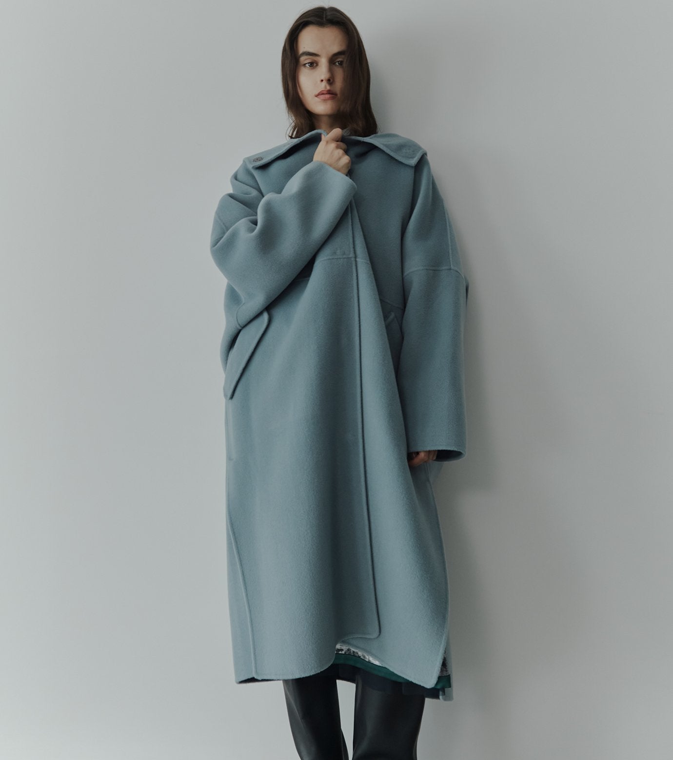 Hooded Double-Face Coat