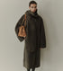 Double-Face Wrap Coat w/Matching Scarf