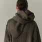 Double-Face Wrap Coat w/Matching Scarf