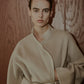 Double-Face Wrap Coat w/Matching Scarf