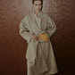 Double-Face Wrap Coat w/Matching Scarf