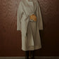 Double-Face Wrap Coat w/Matching Scarf