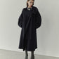 Double-Face Wrap Coat w/Matching Scarf