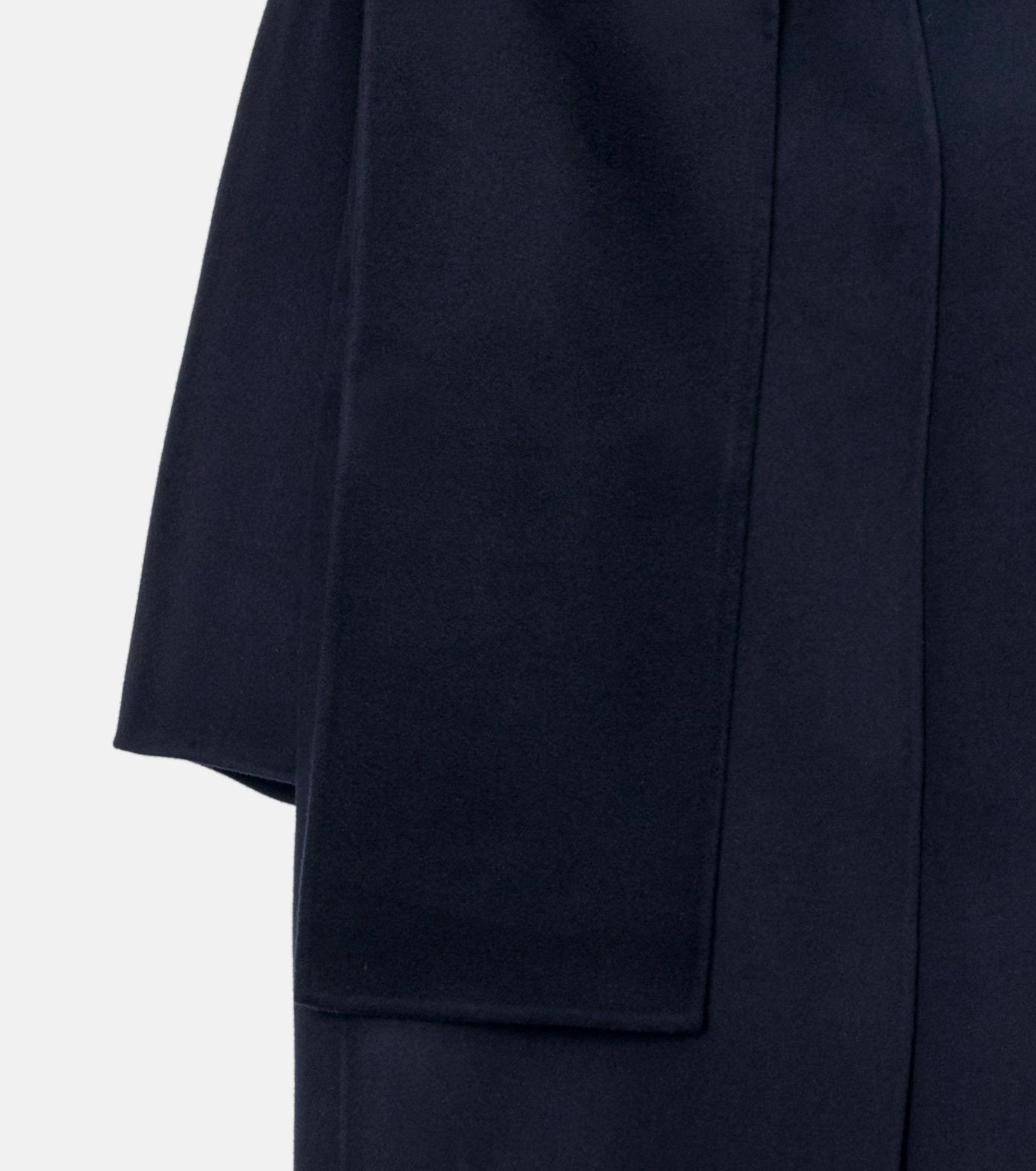 Double-Face Wrap Coat w/Matching Scarf
