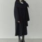Double-Face Wrap Coat w/Matching Scarf