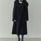 Double-Face Wrap Coat w/Matching Scarf