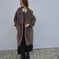 Faux Shearling Cocoon Coat