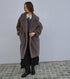 Faux Shearling Cocoon Coat