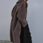 Faux Shearling Cocoon Coat