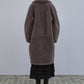 Faux Shearling Cocoon Coat