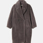 Faux Shearling Cocoon Coat