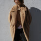 Faux Shearling Cocoon Coat