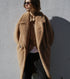Faux Shearling Cocoon Coat