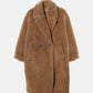 Faux Shearling Cocoon Coat