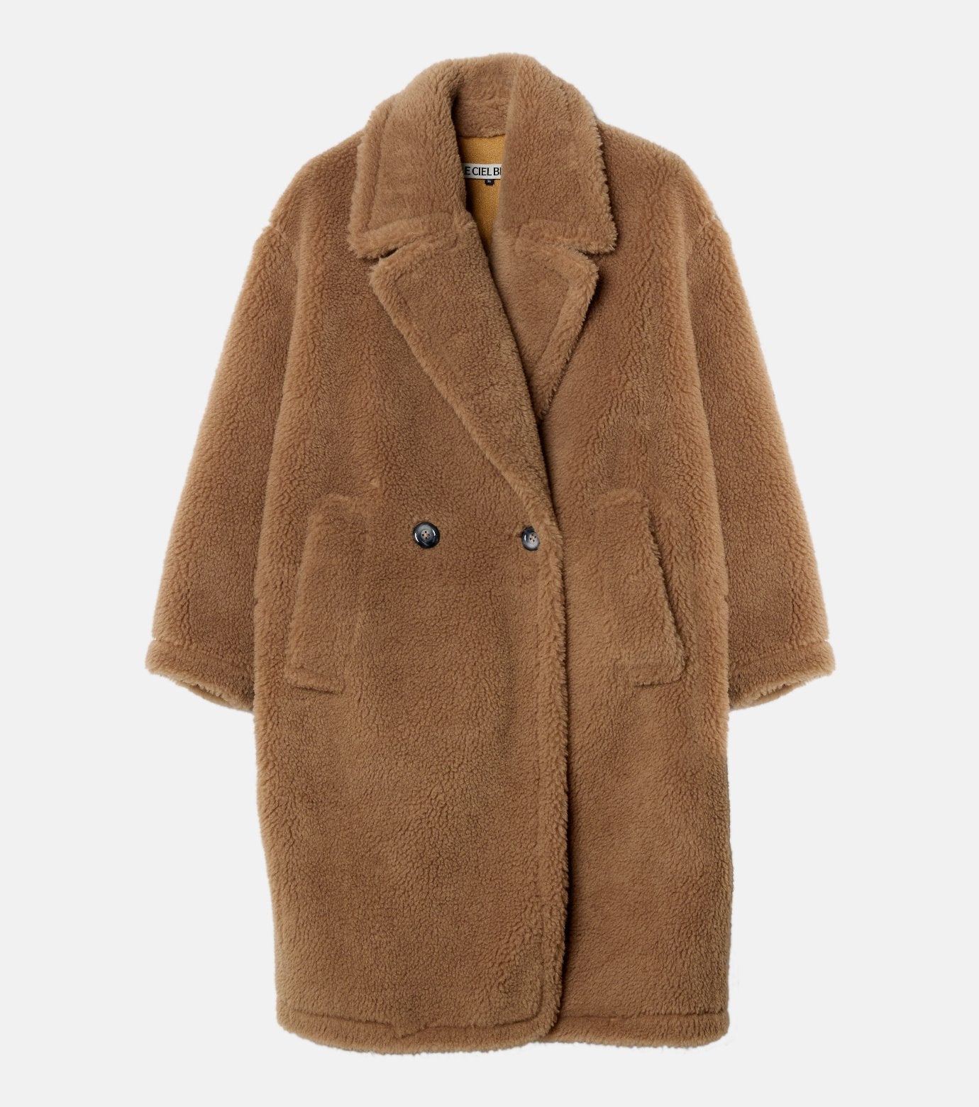 Faux Shearling Cocoon Coat