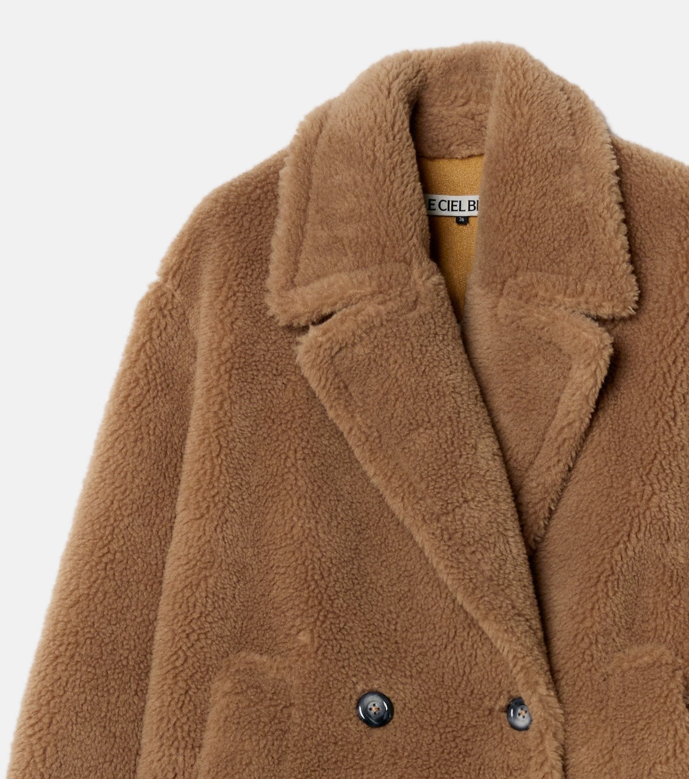 Faux Shearling Cocoon Coat