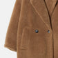 Faux Shearling Cocoon Coat