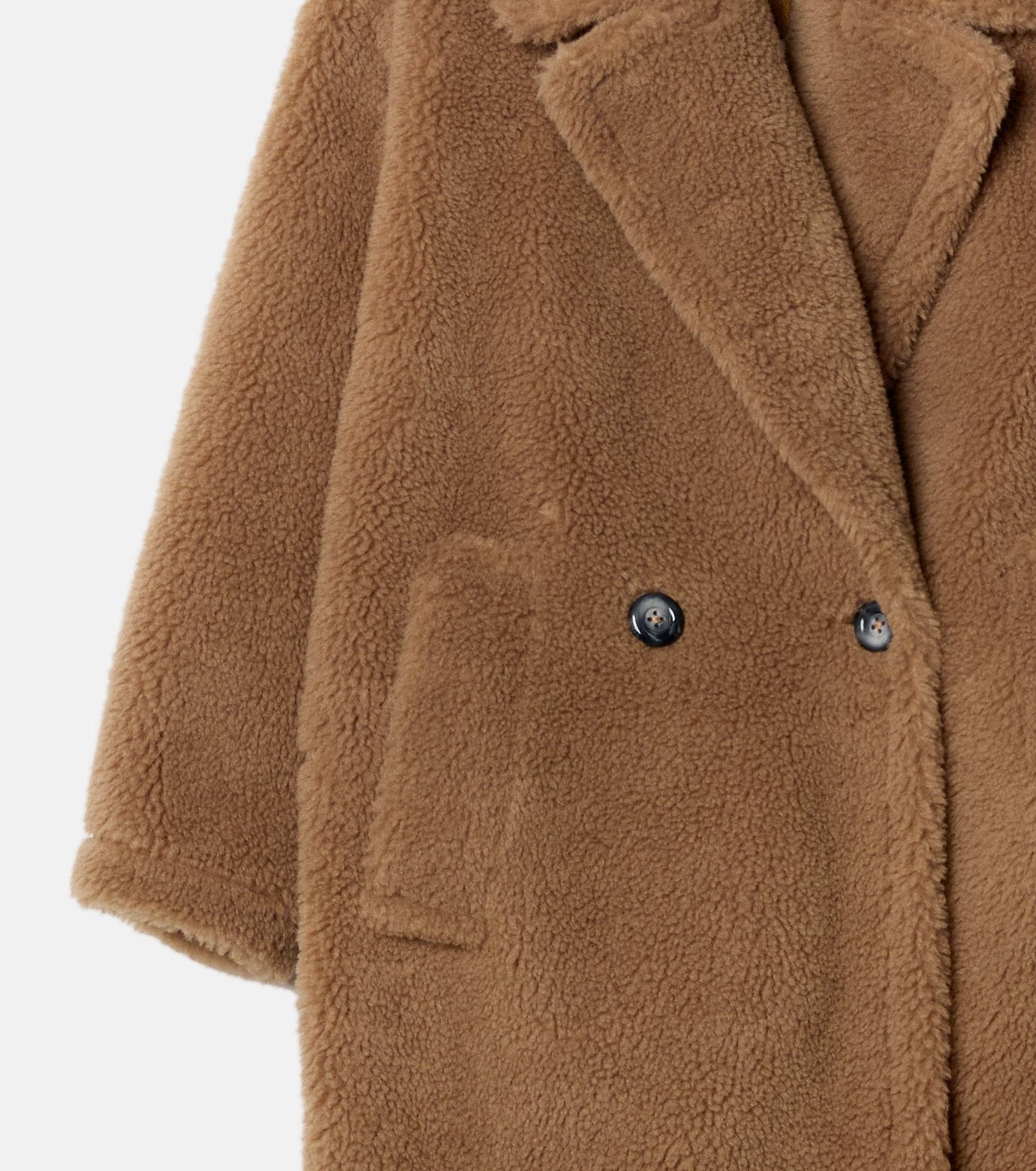 Faux Shearling Cocoon Coat