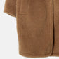 Faux Shearling Cocoon Coat