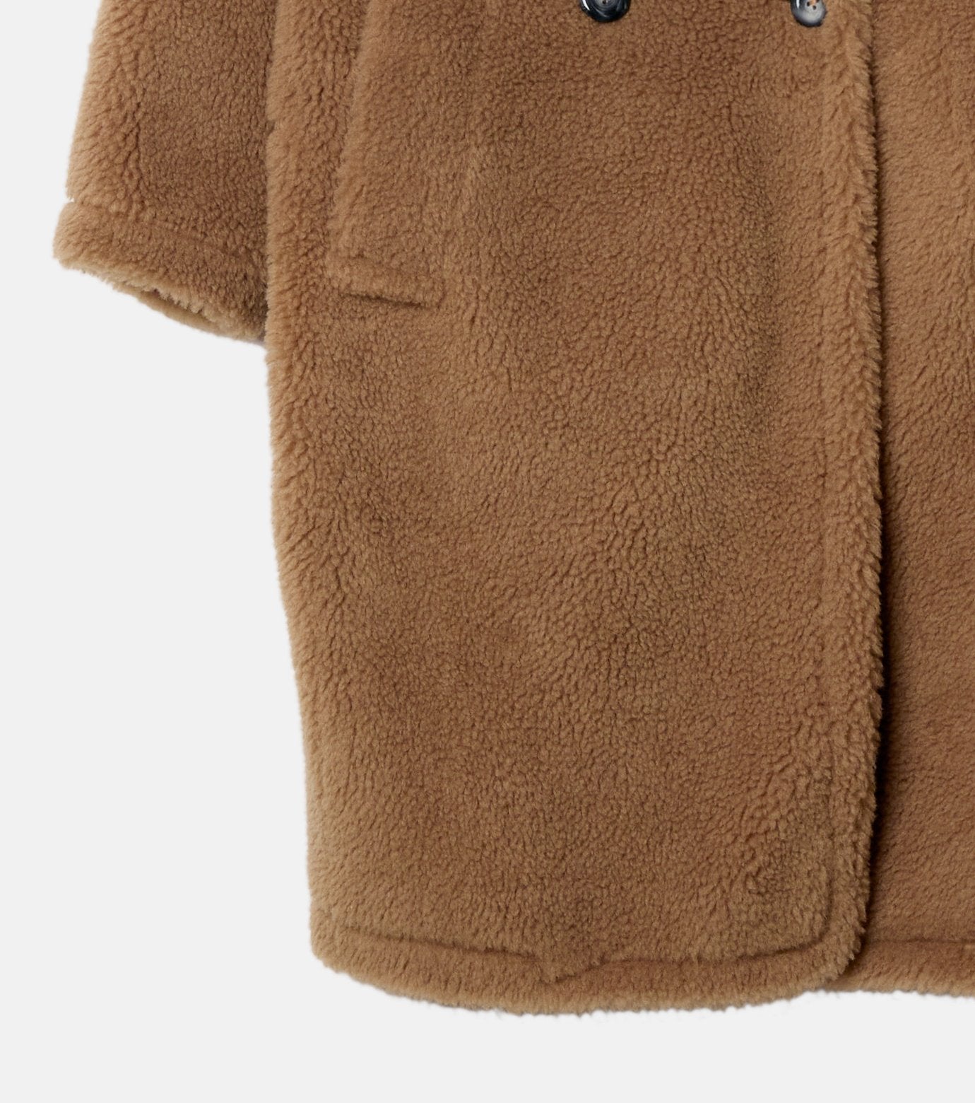 Faux Shearling Cocoon Coat