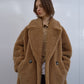 Faux Shearling Cocoon Coat
