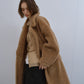 Faux Shearling Cocoon Coat