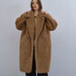 Faux Shearling Cocoon Coat