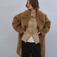 Faux Shearling Cocoon Coat