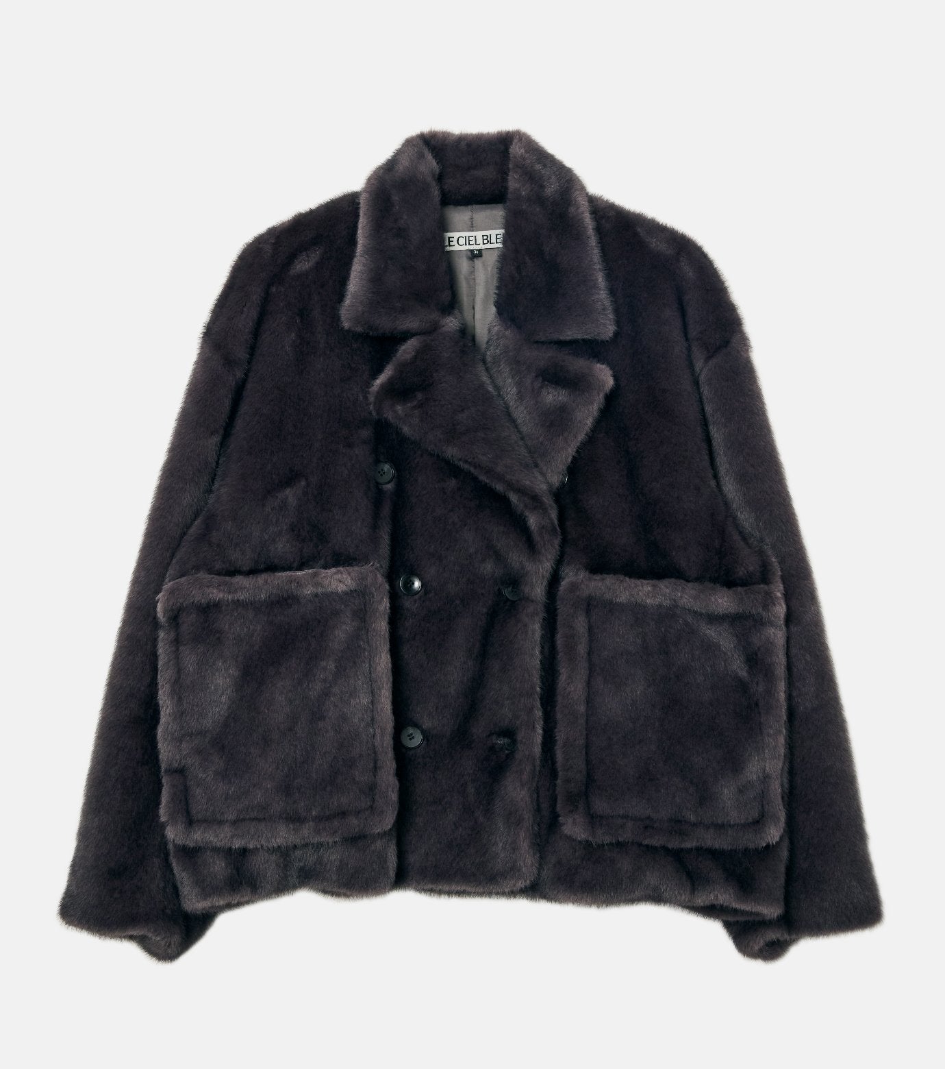 Faux Mink Peacoat