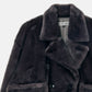 Faux Mink Peacoat