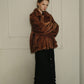 Faux Mink Peacoat