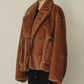 Faux Mink Peacoat