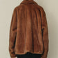 Faux Mink Peacoat