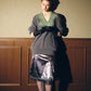 Vneck Knit w/Needle-Punched Lace