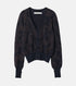 Layered Jacquard KNIT Cardigan
