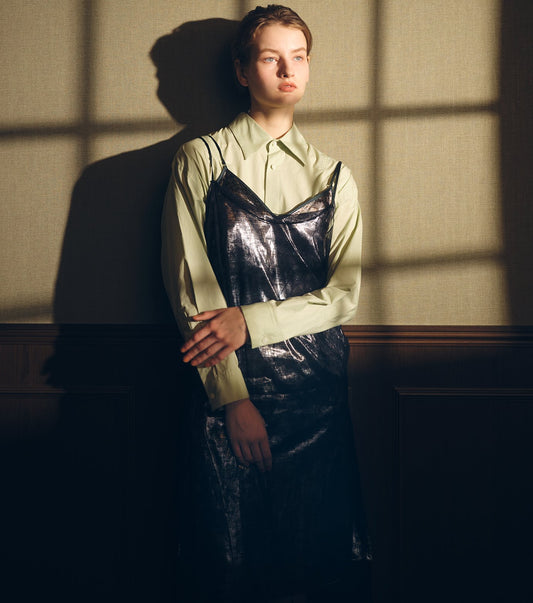 Back-Button Detail Shirt
