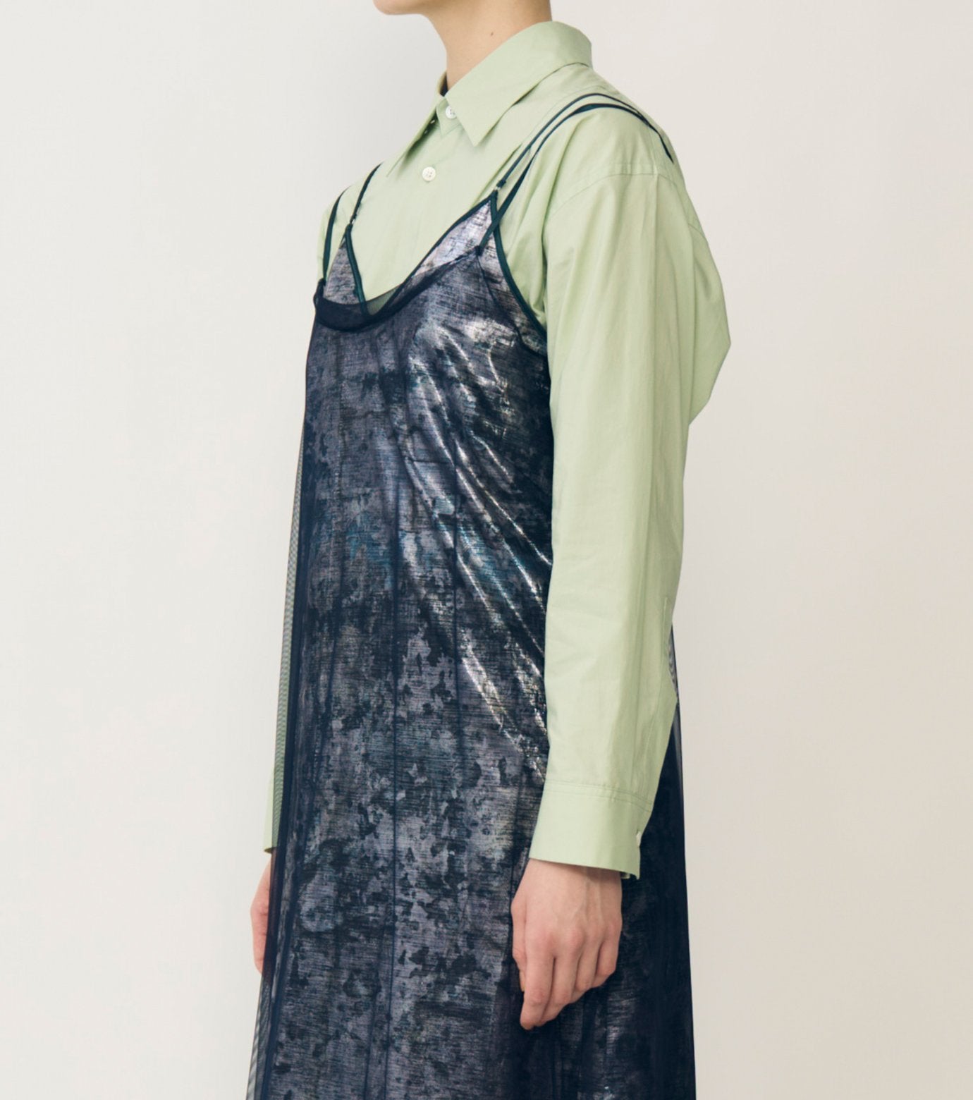 Back-Button Detail Shirt