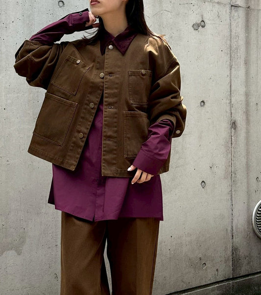 Back-Button Detail Shirt