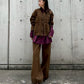 Pigment Twill Blouson w/Fur Collar