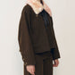 Pigment Twill Blouson w/Fur Collar