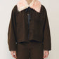 Pigment Twill Blouson w/Fur Collar