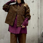 Pigment Twill Blouson w/Fur Collar