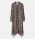 Gathered Dressw/Floral&Mineral Print