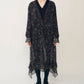 Gathered Dressw/Floral&Mineral Print