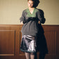 Foil Print Layered Skirt