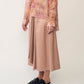 Skirt w/Front Draped Detail